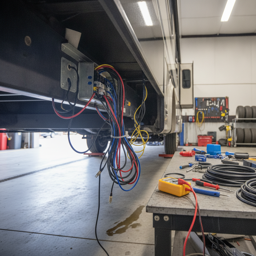RV Electrical Repair - no people or no text